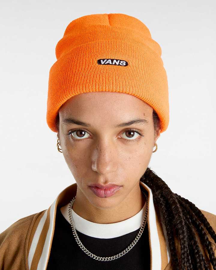 Orange Unisex Vans Bagley Tall Cuff Beanie Australia | VN8956417