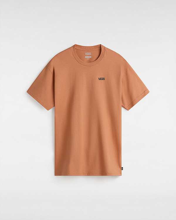 Orange Women Vans Left Chest Logo T Shirts Australia | VN1263987