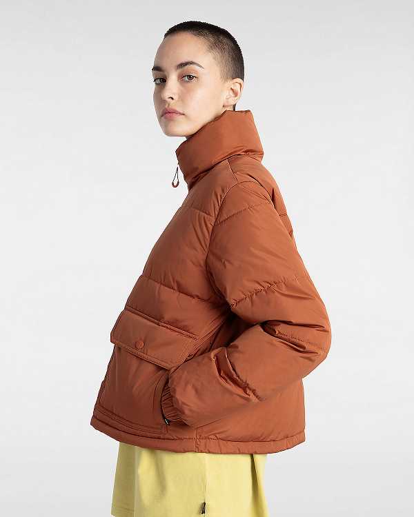 Orange Women Vans MTE Aubrey Primaloft Jacket Australia | VN0439125