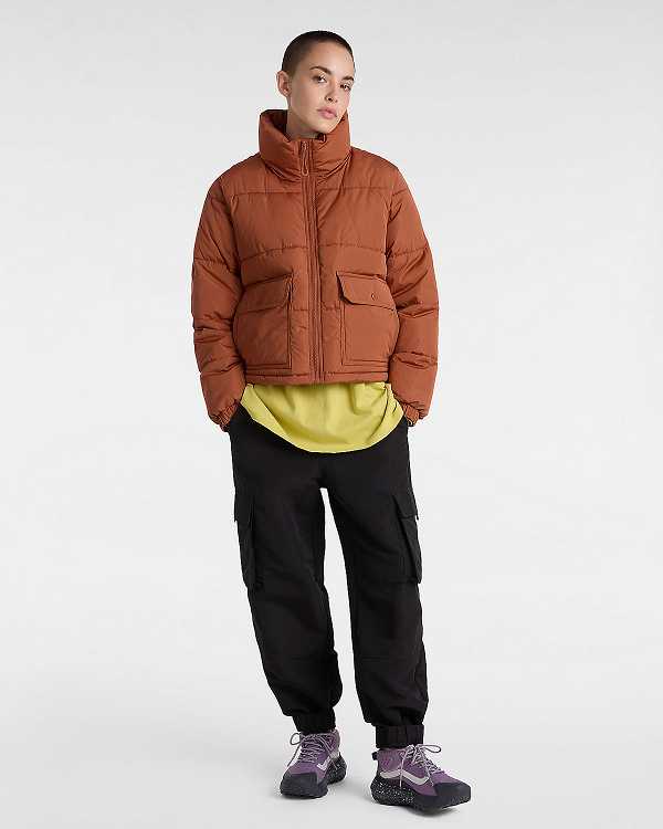 Orange Women Vans MTE Aubrey Primaloft Jacket Australia | VN0439125