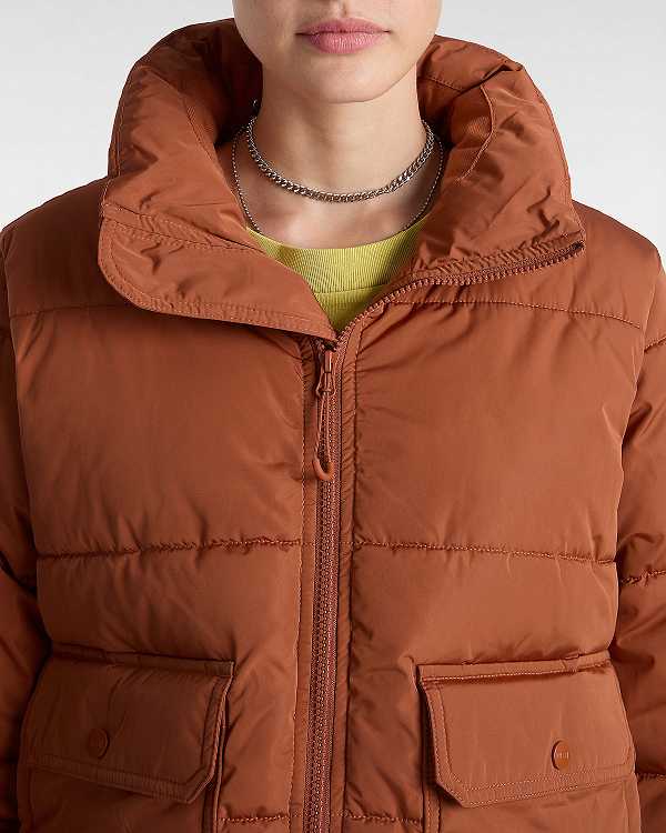 Orange Women Vans MTE Aubrey Primaloft Jacket Australia | VN0439125