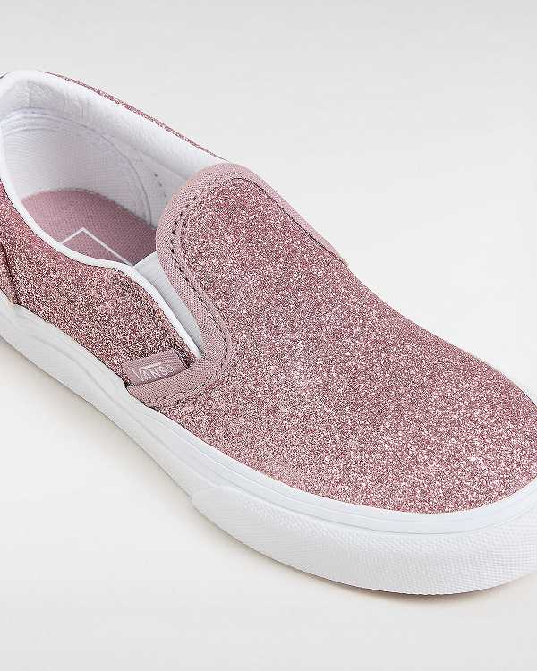 Pink Kids' Vans Classic (4-8 Years) Slip On Shoes Australia | VN6183724