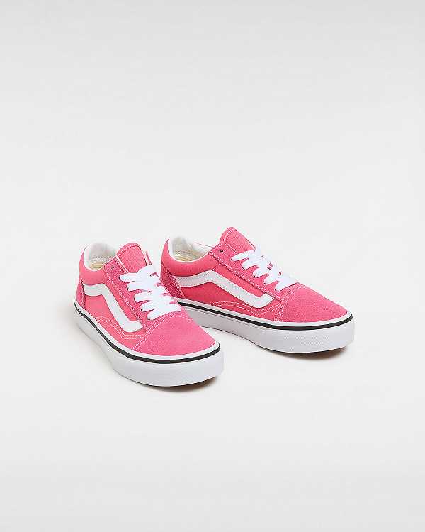 Pink Kids' Vans Old Skool (4-8 Years) Sneakers Australia | VN9620157