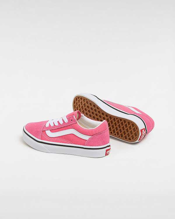 Pink Kids' Vans Old Skool (4-8 Years) Sneakers Australia | VN9620157