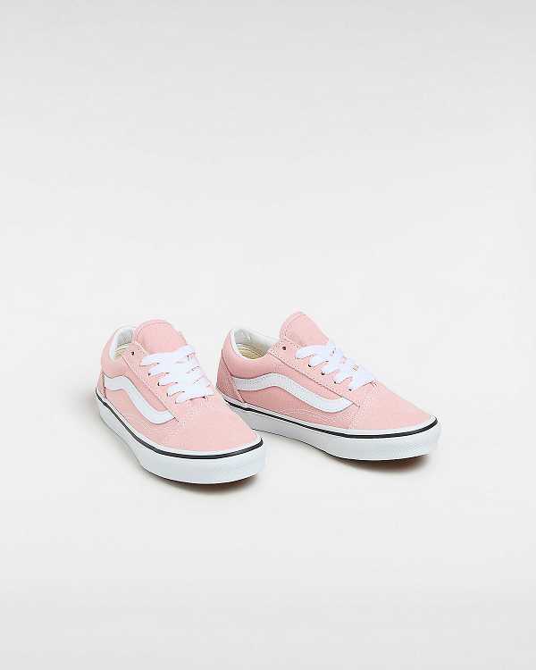 Pink Kids' Vans Old Skool (4-8 Years) Sneakers Australia | VN4692751