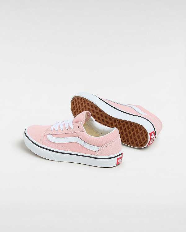 Pink Kids' Vans Old Skool (4-8 Years) Sneakers Australia | VN4692751