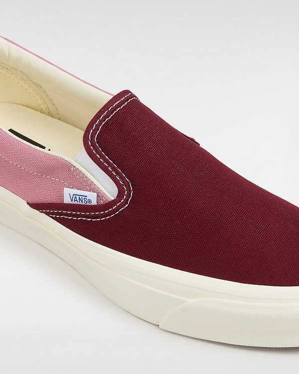 Pink Men Vans Premium 98 Slip On Shoes Australia | VN0354918