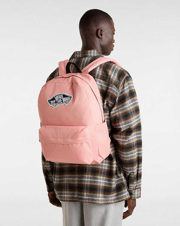 Pink Unisex Vans Old Skool Classic Backpacks Australia | VN4392715