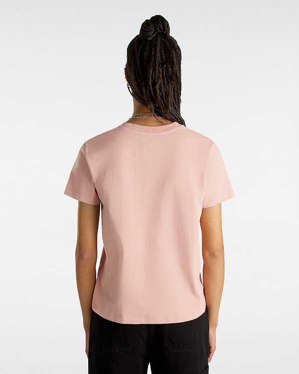 Pink Women Vans Animalier Boxed T Shirts Australia | VN6392857