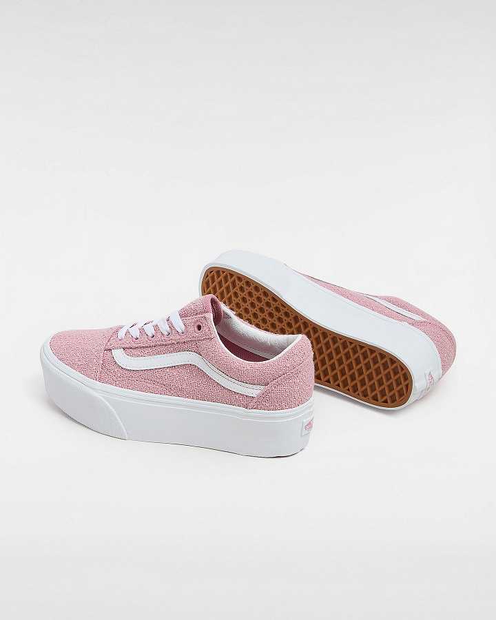 Pink Women Vans Old Skool Platform Shoes Australia | VN2048951