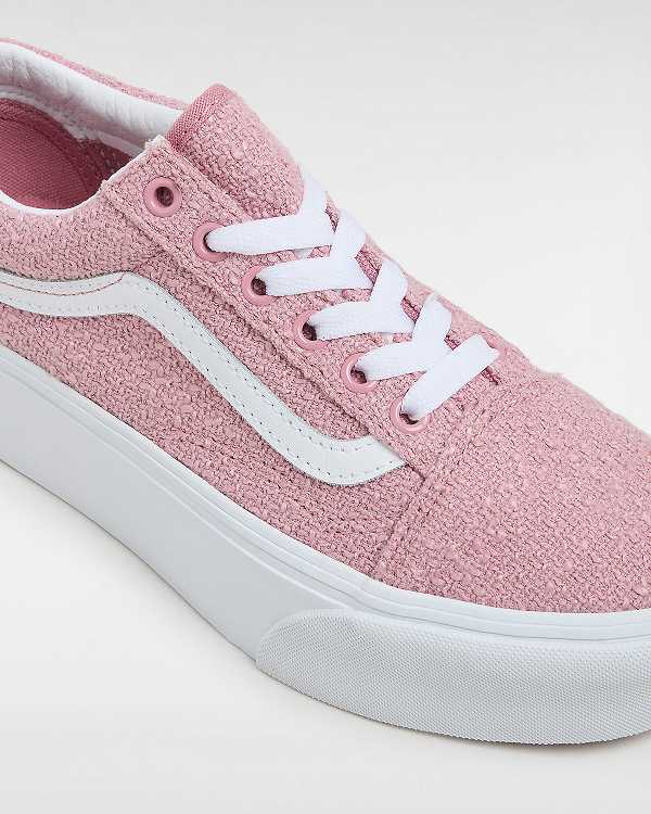 Pink Women Vans Old Skool Platform Shoes Australia | VN2048951