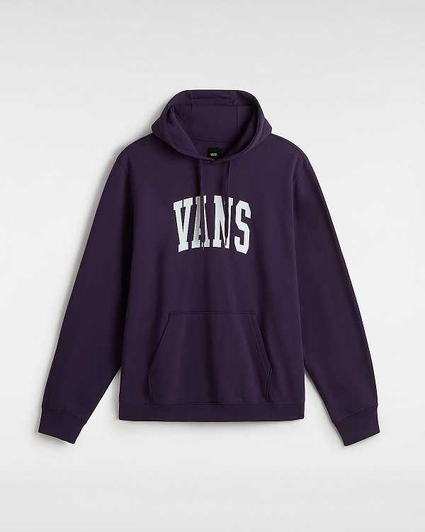 Purple Men Vans Arched Hoodie Australia | VN4796285