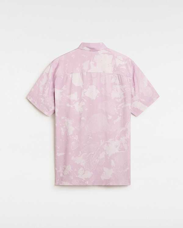 Purple Men Vans Camp Loose Collar Shirts Australia | VN9163280