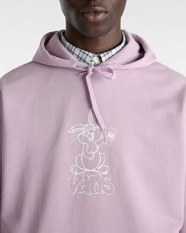 Purple Men Vans Crazy Eddy 66 Loose Hoodie Australia | VN3769045