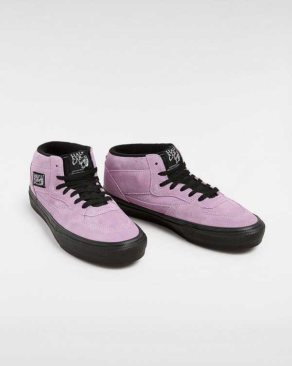 Purple Men Vans Half Cab Skate Shoes Australia | VN9310578