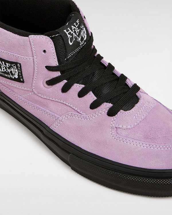 Purple Men Vans Half Cab Skate Shoes Australia | VN9310578