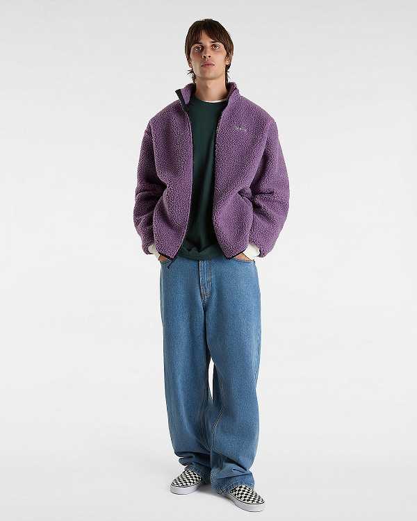 Purple Men Vans Jazzy Full Zip Jacket Australia | VN3798524