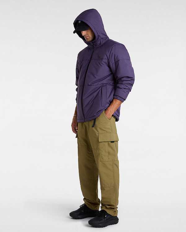 Purple Men Vans MTE Norris Puffer Jacket Australia | VN0734168