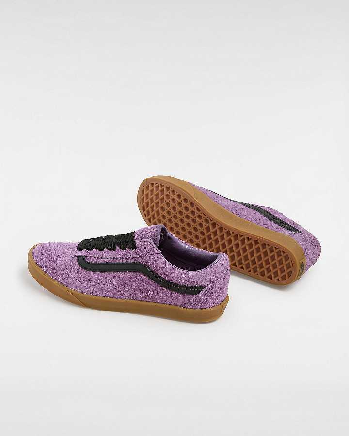 Purple Men Vans Old Skool Lowpro Hairy Suede Sneakers Australia | VN5689712