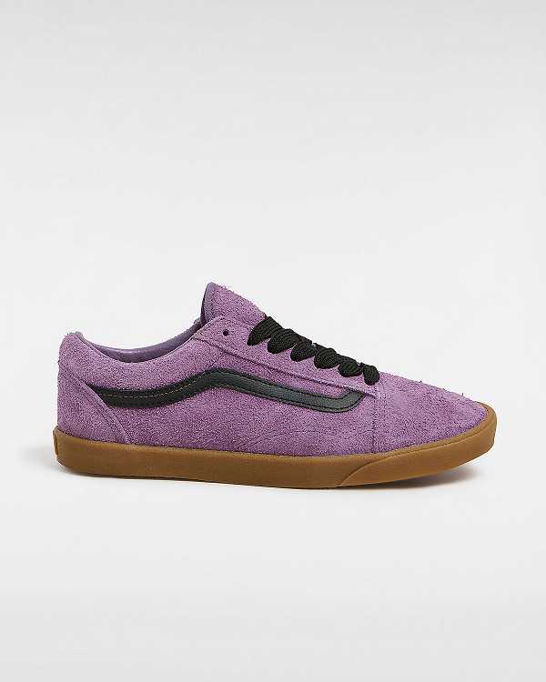 Purple Men Vans Old Skool Lowpro Hairy Suede Sneakers Australia | VN5689712