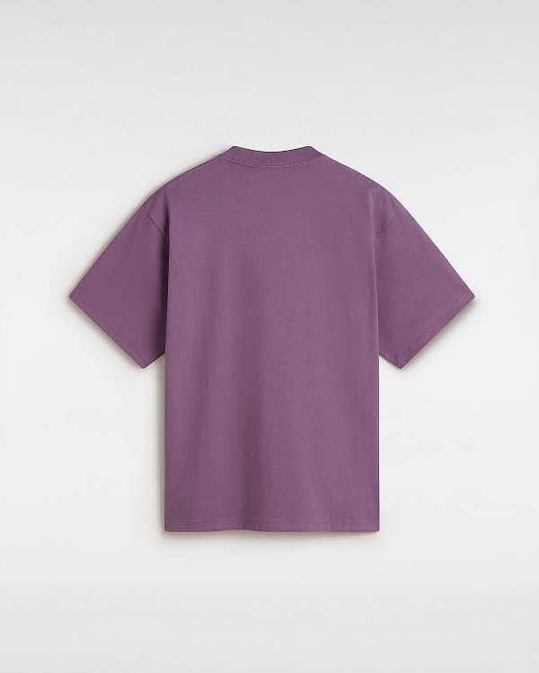 Purple Men Vans Original Standards T Shirts Australia | VN9234815