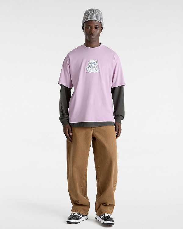 Purple Men Vans Rattler T Shirts Australia | VN0427695