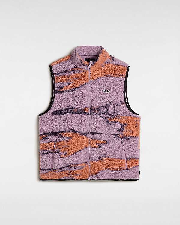 Purple Men Vans Slip Stream Sherpa Vest Australia | VN4396201