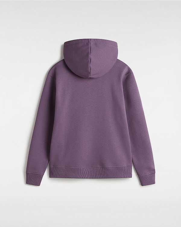 Purple Women Vans Classic V Boyfriend Fit Hoodie Australia | VN6975438