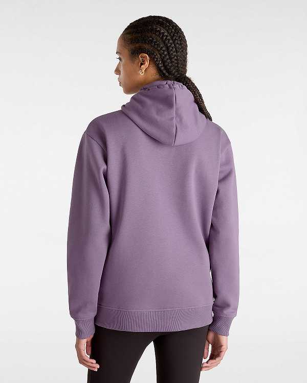 Purple Women Vans Classic V Boyfriend Fit Hoodie Australia | VN6975438