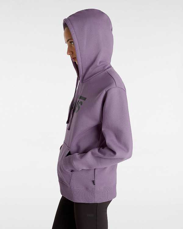 Purple Women Vans Classic V Boyfriend Fit Hoodie Australia | VN6975438