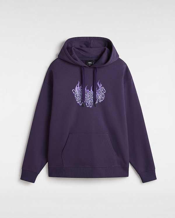 Purple Women Vans Hot Links Hoodie Australia | VN9183056