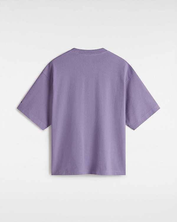 Purple Women Vans Skate Clay T Shirts Australia | VN3071569