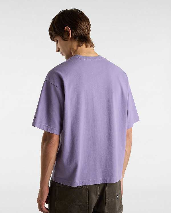 Purple Women Vans Skate Clay T Shirts Australia | VN3071569