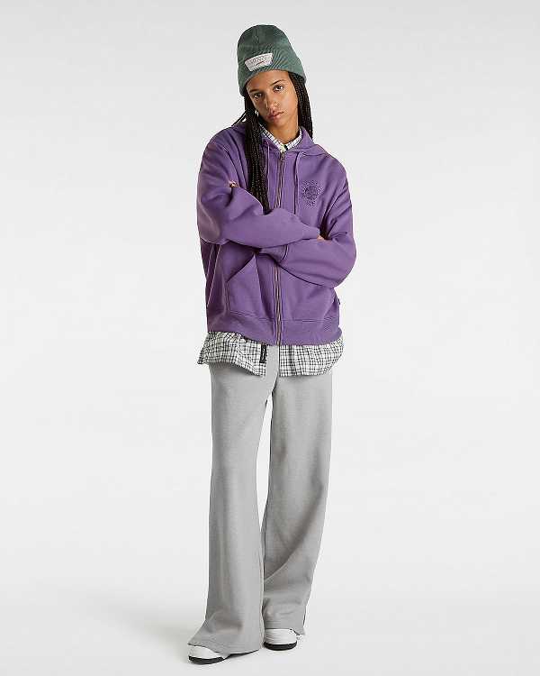 Purple Women Vans Wellness Blousant Hoodie Australia | VN3074269