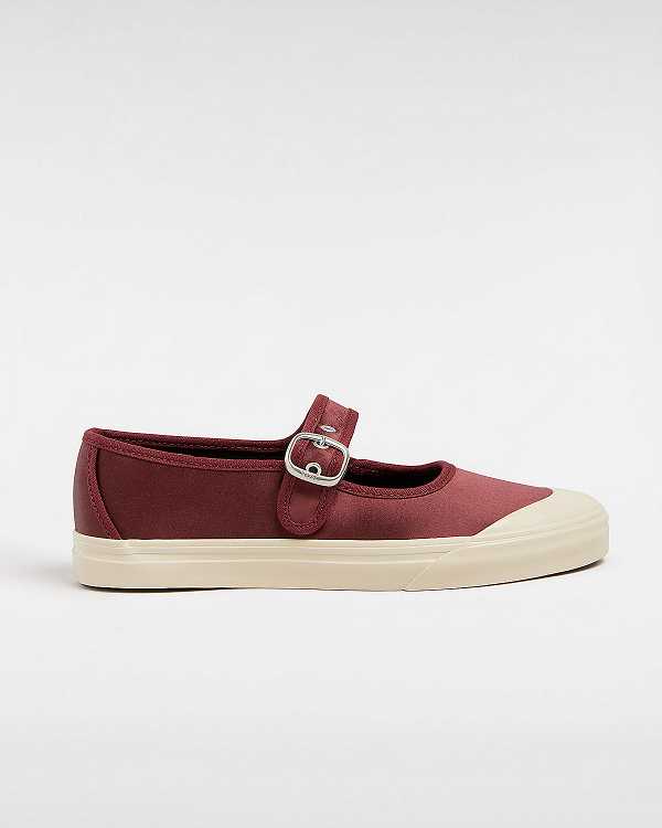 Red Men Vans Premium Lo Pro Satin Mary Janes Australia | VN7425610