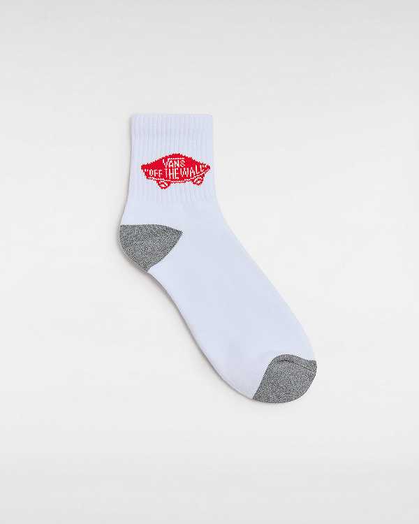 Red Unisex Vans Art Half Crew (1 Pair) Socks Australia | VN9283471