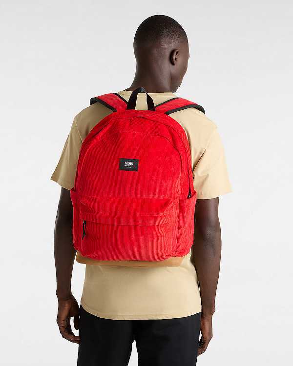 Red Unisex Vans Old Skool Sport Backpacks Australia | VN0436985