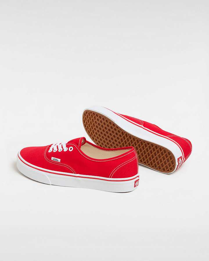 Red Women Vans Authentic Sneakers Australia | VN6017584