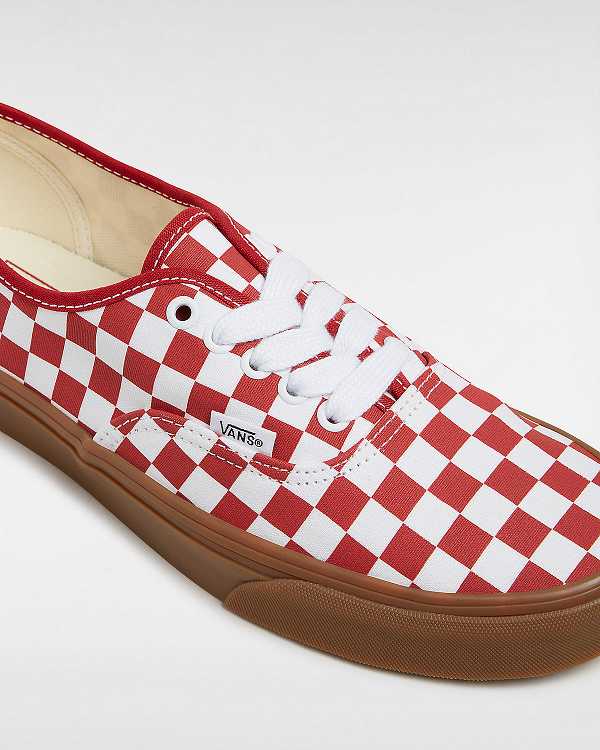 Red Women Vans Authentic Sneakers Australia | VN7120643