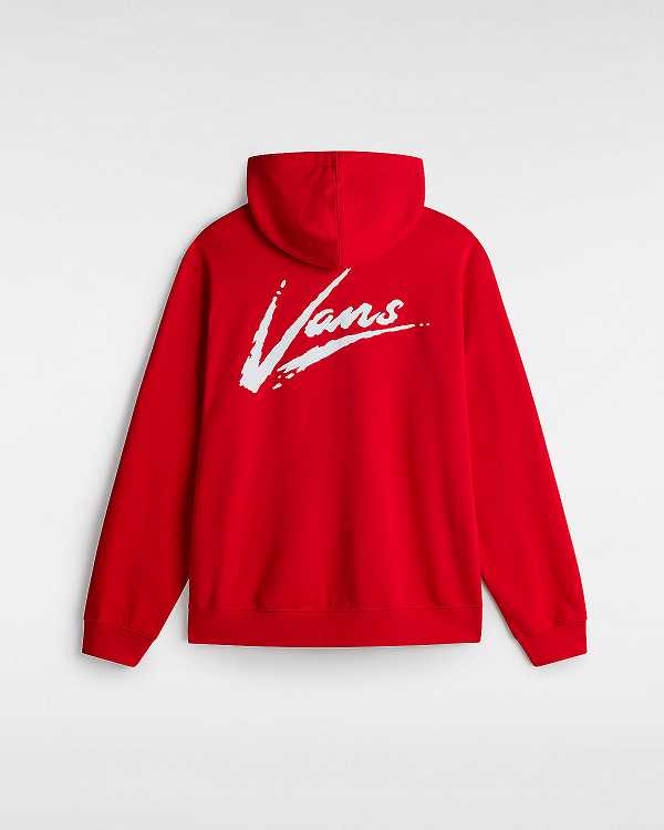 Red Women Vans Dettori Loose Hoodie Australia | VN0473512