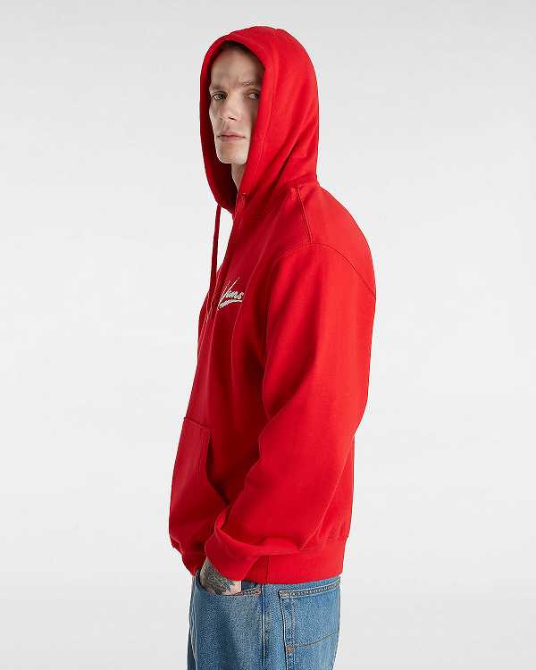 Red Women Vans Dettori Loose Hoodie Australia | VN0473512