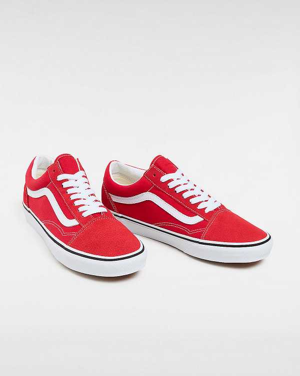 Red Women Vans Old Skool Skate Shoes Australia | VN7823691