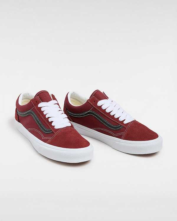 Red Women Vans Old Skool Sneakers Australia | VN3564701