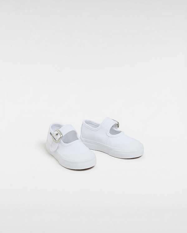 White Kids' Vans Glitter (1-4 Years) Mary Janes Australia | VN9726350