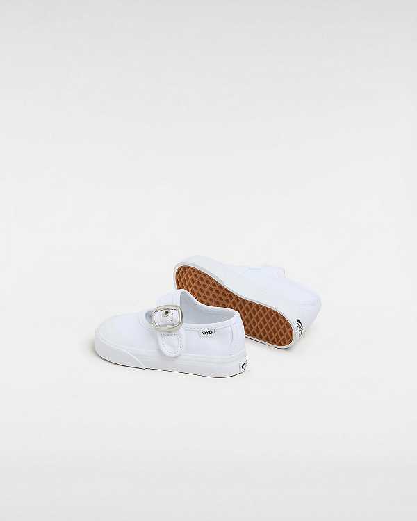 White Kids' Vans Glitter (1-4 Years) Mary Janes Australia | VN9726350