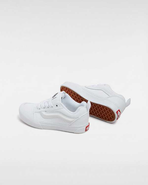 White Kids' Vans Knu Skool (4-8 Years) Sneakers Australia | VN1342697