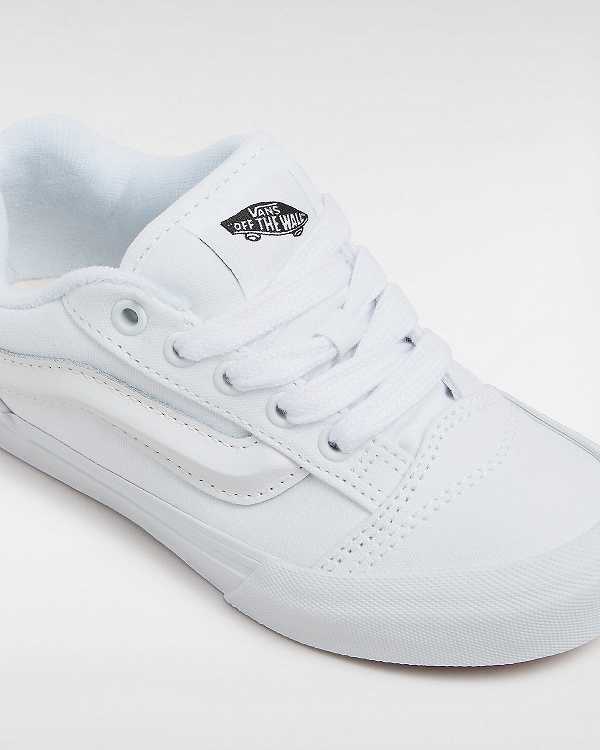 White Kids' Vans Knu Skool (4-8 Years) Sneakers Australia | VN1342697