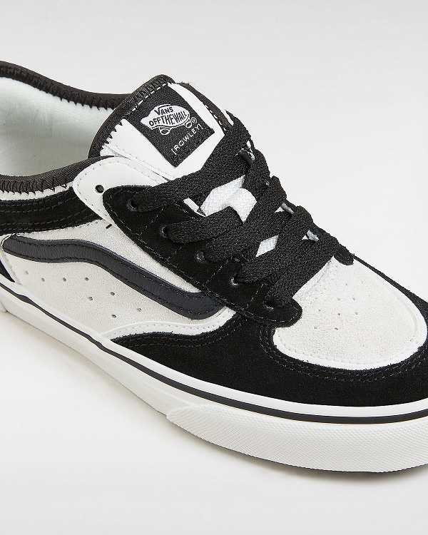 White Kids' Vans Rowley Classic (8-14 Years) Sneakers Australia | VN4986701