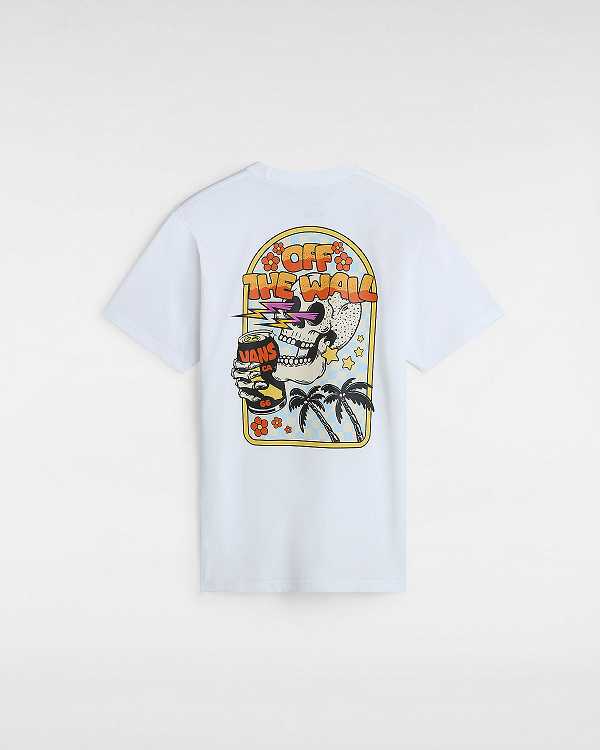 White Men Vans Bouya T Shirts Australia | VN2479860