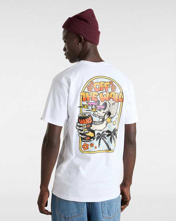 White Men Vans Bouya T Shirts Australia | VN2479860